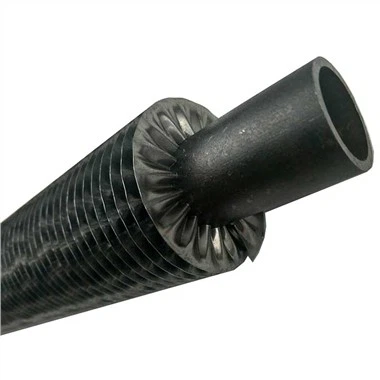 Tube à ailettes enroulé en spirale de type cool